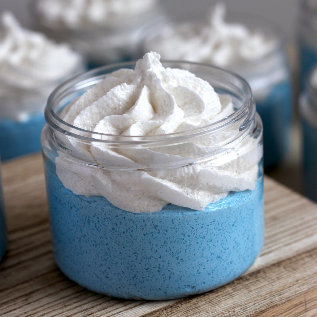 Blue Candy Frappe Whipped Soap Scrub