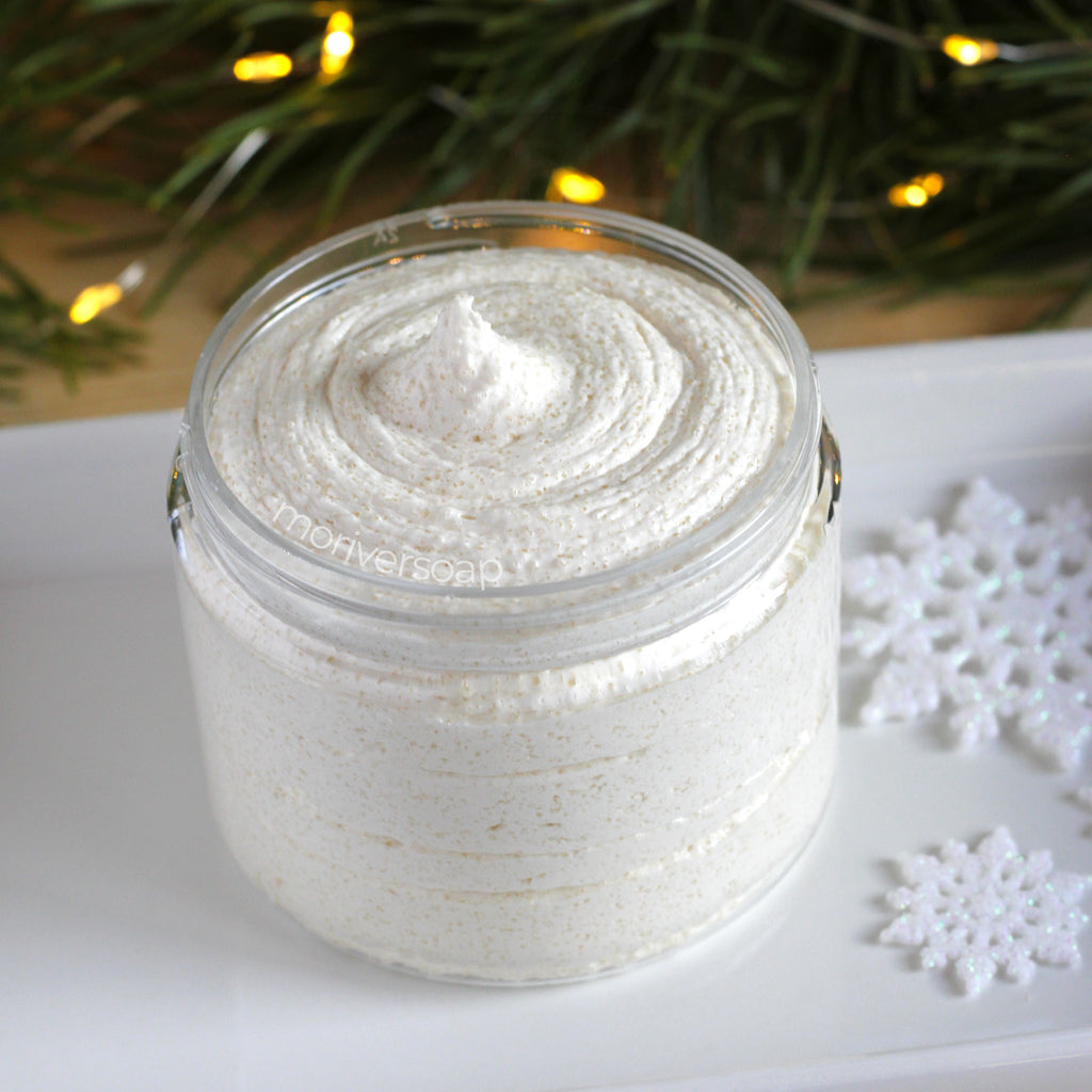 Eggnog Creme Whipped Soap Scrub