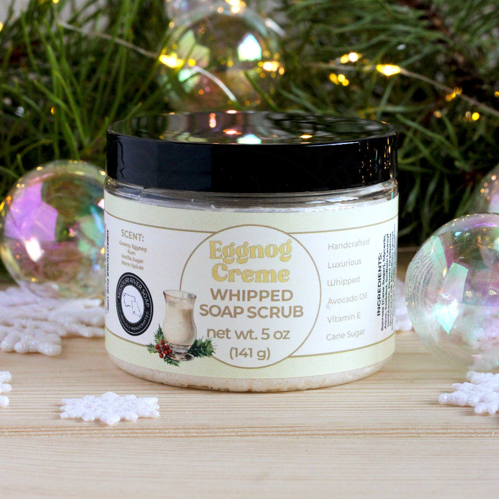 Eggnog Creme Whipped Soap Scrub