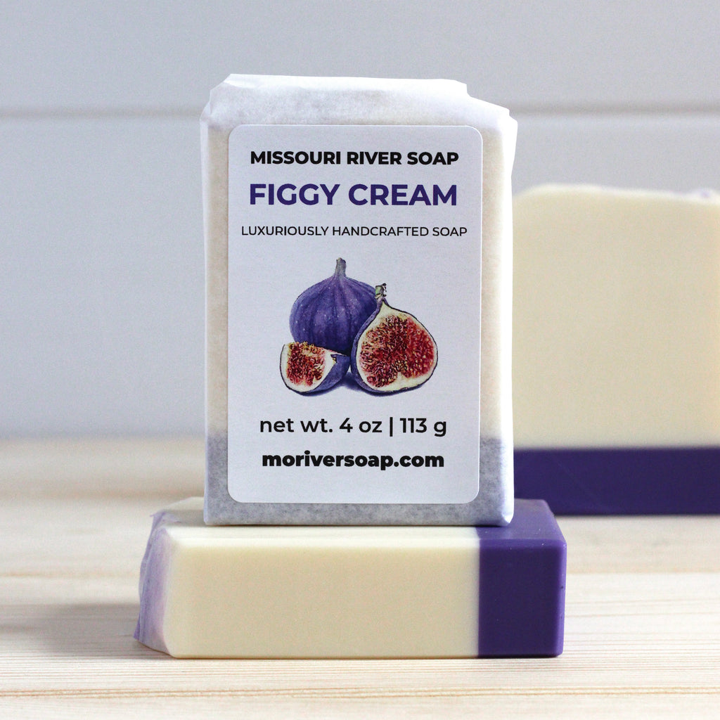 Figgy Cream Soap Packaged