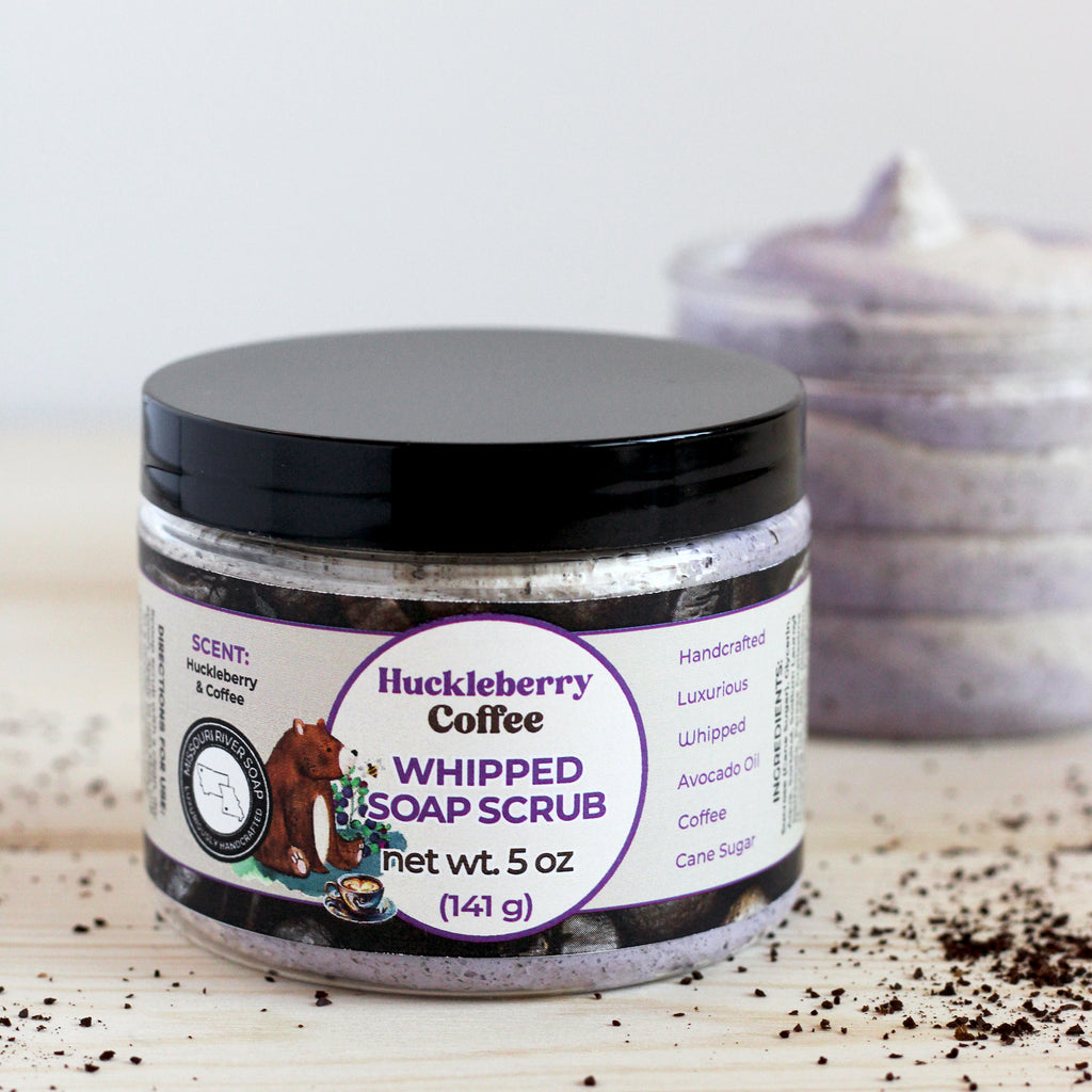 Huckleberry Coffee Whipped Soap Scrub