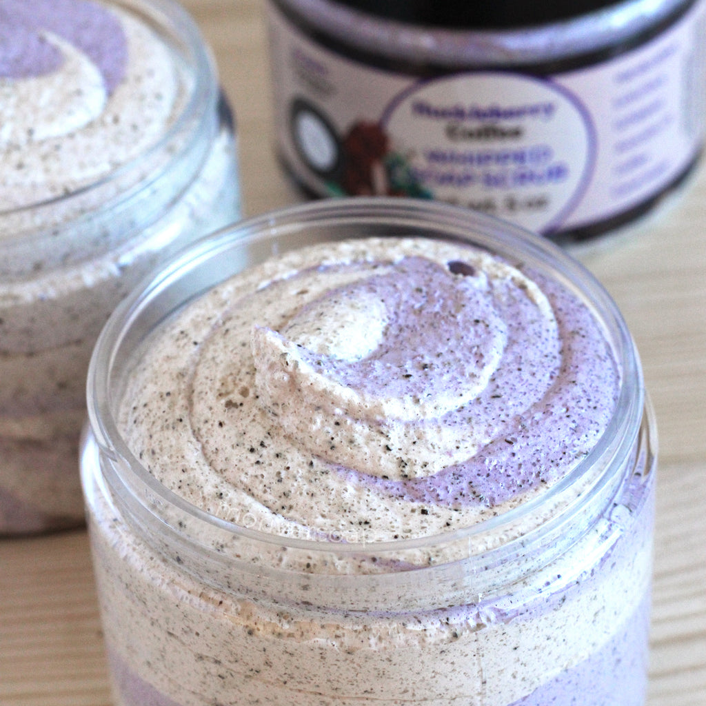 Huckleberry Coffee Whipped Soap Scrub