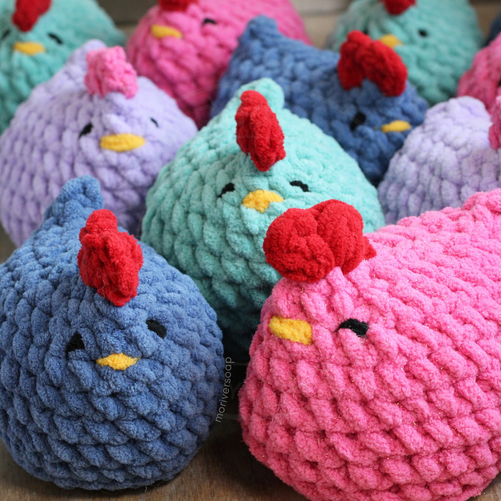 Mabel Chonky Crochet Chickens
