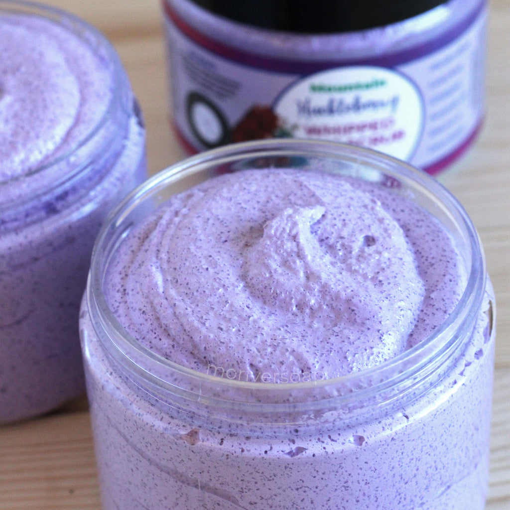 Mountain Huckleberry Whipped Soap Scrub