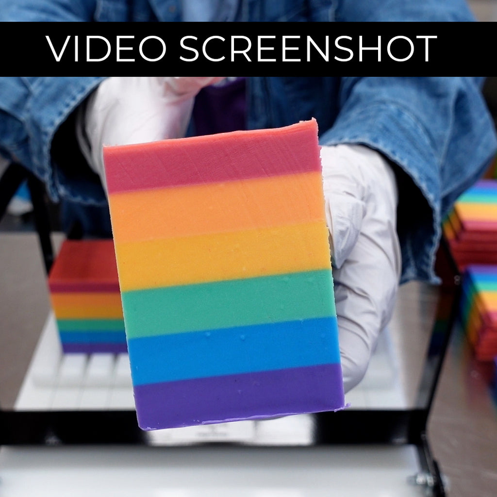 Video Screen Shot of Rainbow Soap